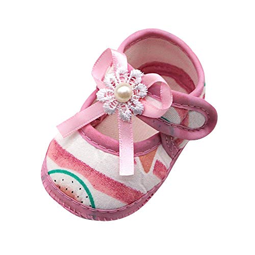 Doublehero Baby Mädchen Prinzessin Schuhe, Mode Kinder Ballerina Casual Flache Schuhe Wave Bowknot Sneaker Plate Freizeitschuhe Seitenplatte Freizeitschuhe Schuhe Babyschuhe von Doublehero