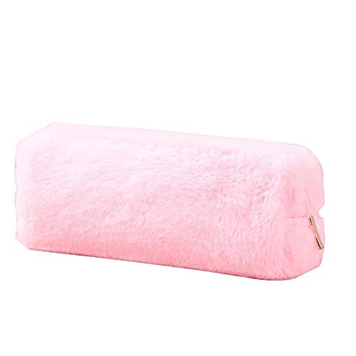 Doublehero Federmäppchen, Plüsch Federmäppchen Große Nette Federtasche für Kinder Mädchen Jungen Schüleretui (Rosa) von Doublehero