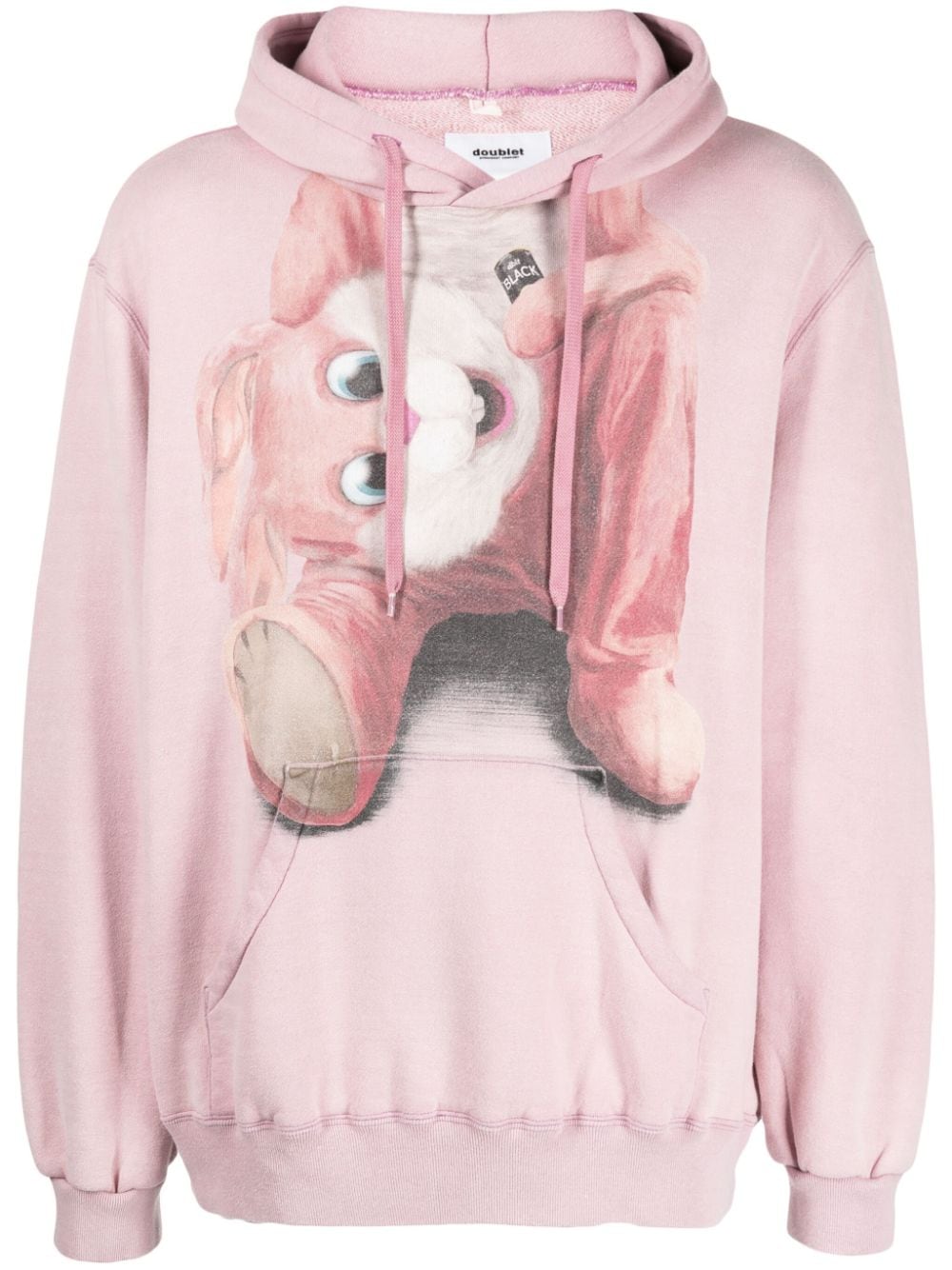 Doublet Hoodie mit grafischem Print - Rosa von Doublet