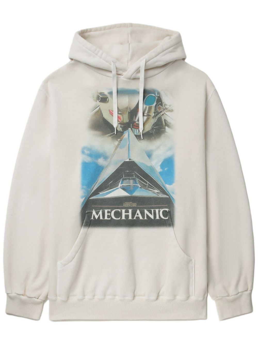 Doublet Hoodie mit grafischem Print - Weiß von Doublet