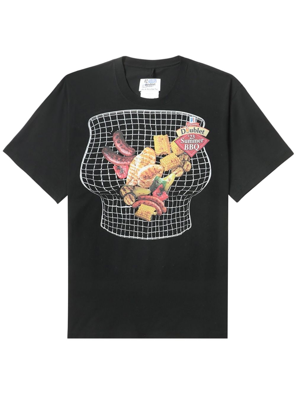 Doublet T-Shirt mit grafischem Print - Schwarz von Doublet