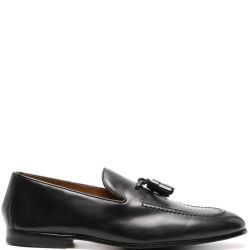 Doucal's Braune Leder Slipper von Doucal's