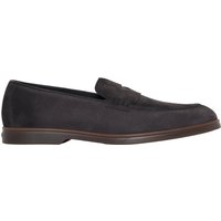 Doucal's Flache Wildleder-Mokassins mit Steppnaht in 41 von Doucal's