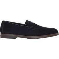 Doucal's Flache Wildleder-Mokassins mit Steppnaht in 45 von Doucal's