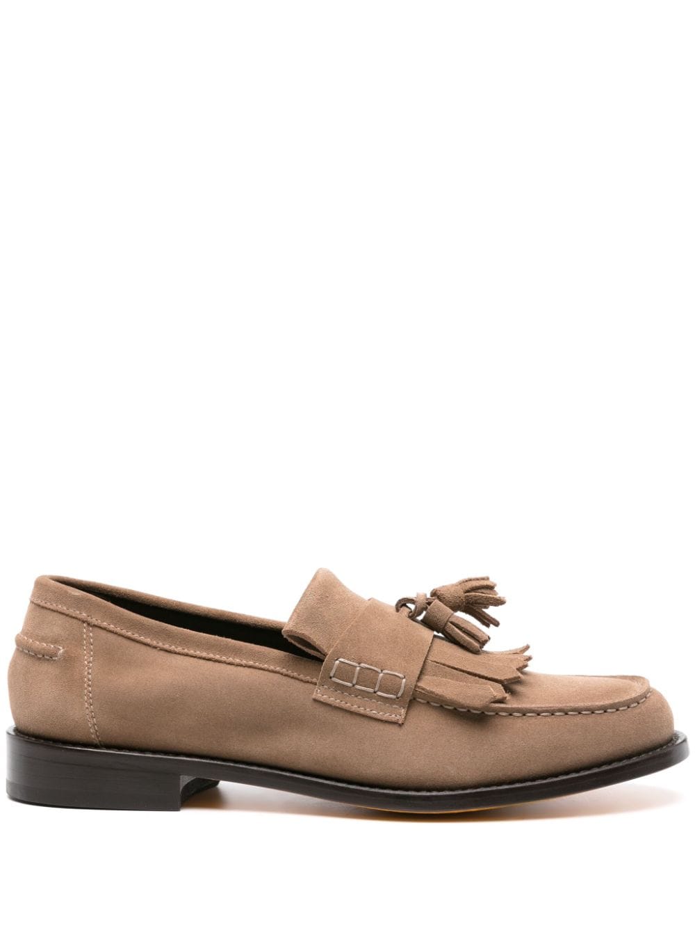 Doucal's Loafer aus Wildleder mit Quasten - Braun von Doucal's