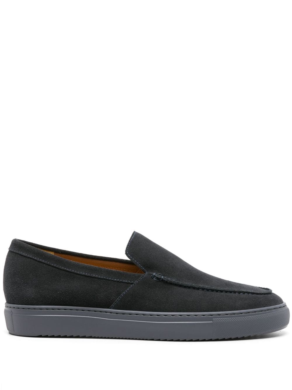 Doucal's Loafer aus Wildleder mit runder Kappe - Blau von Doucal's