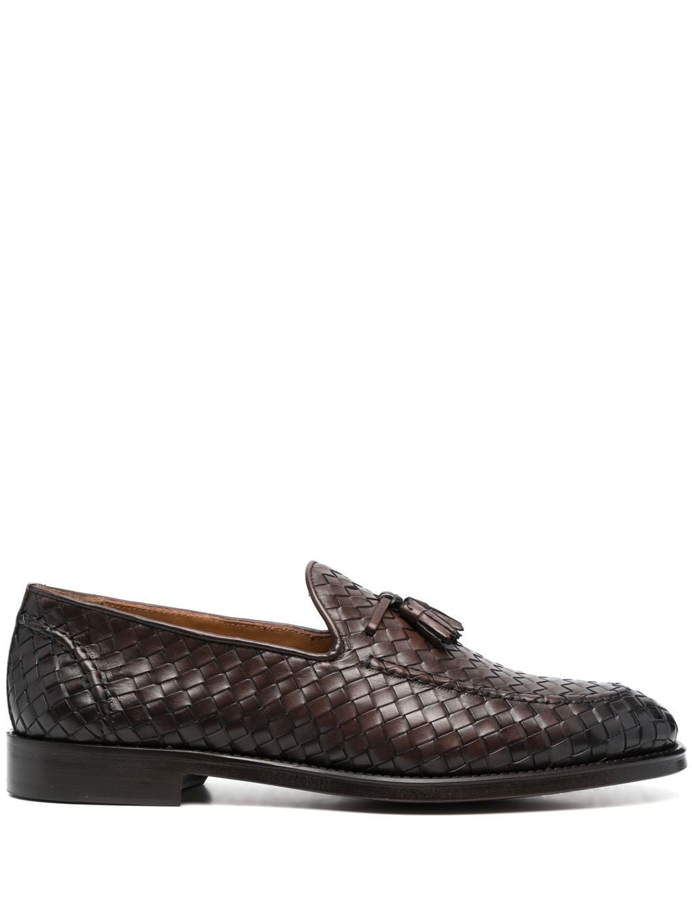 Doucal's Loafer mit Webmuster - Braun von Doucal's