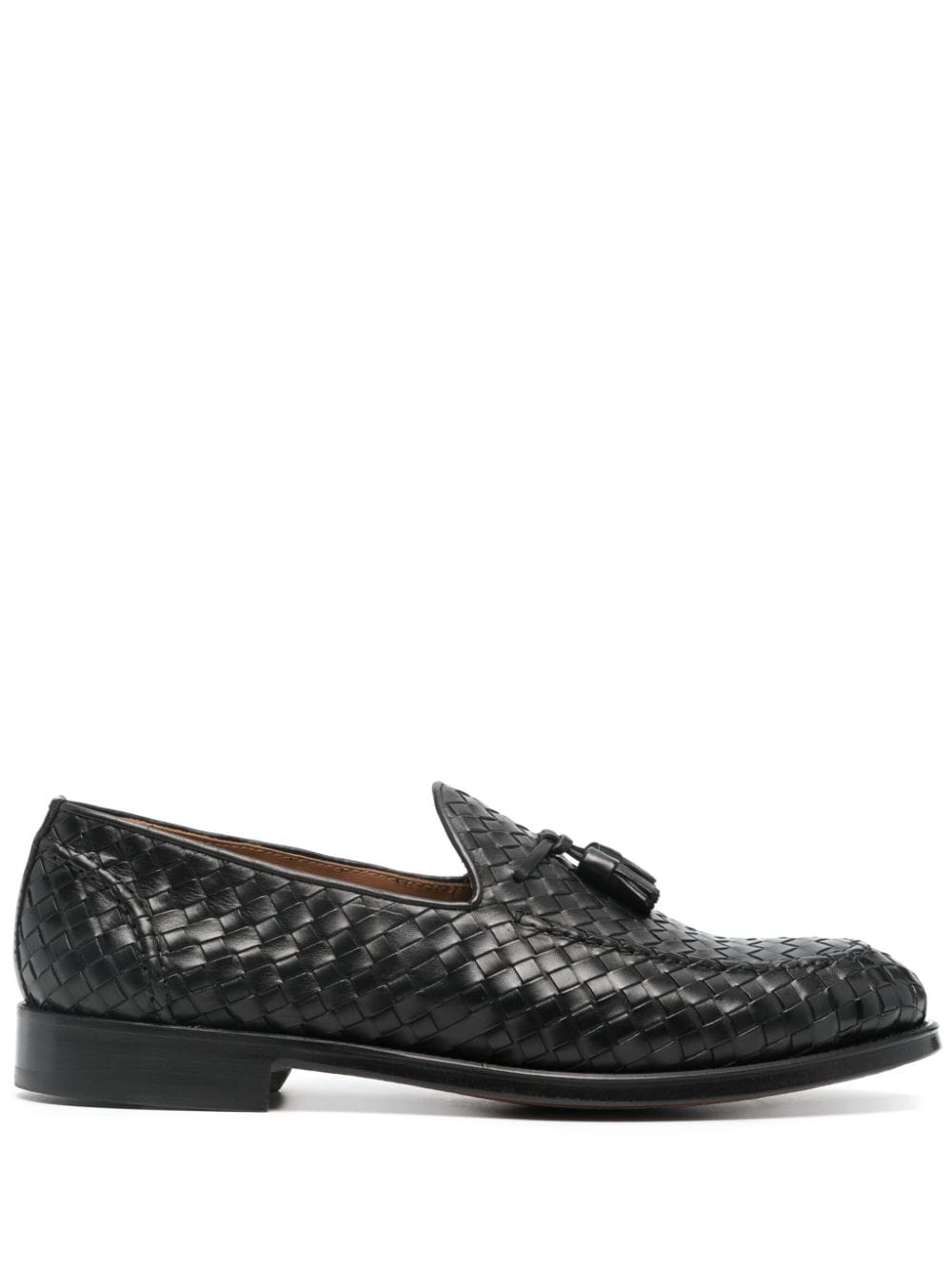 Doucal's Loafer mit Webmuster - Schwarz von Doucal's