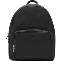 Doucal's Rucksack aus genarbtem Leder mit aufgesetzter Fronttasche in 0 von Doucal's