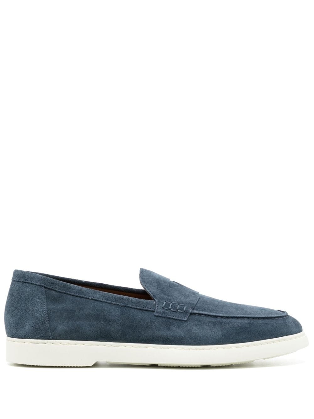 Doucal's Penny-Loafer aus Wildleder - Blau von Doucal's