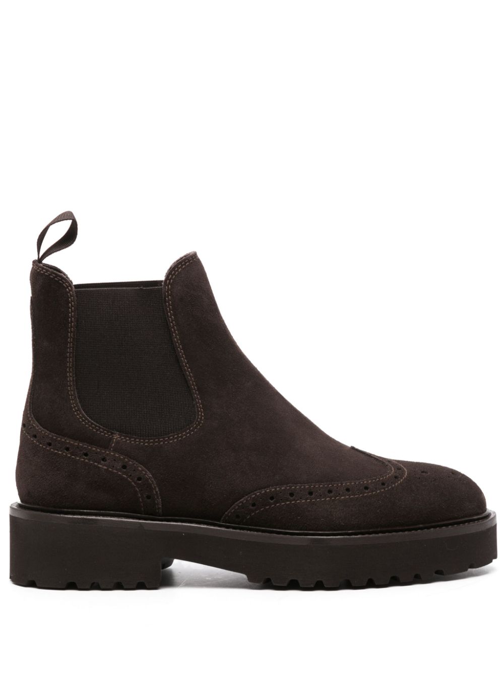 Doucal's Perforierte Chelsea-Boots - Braun von Doucal's