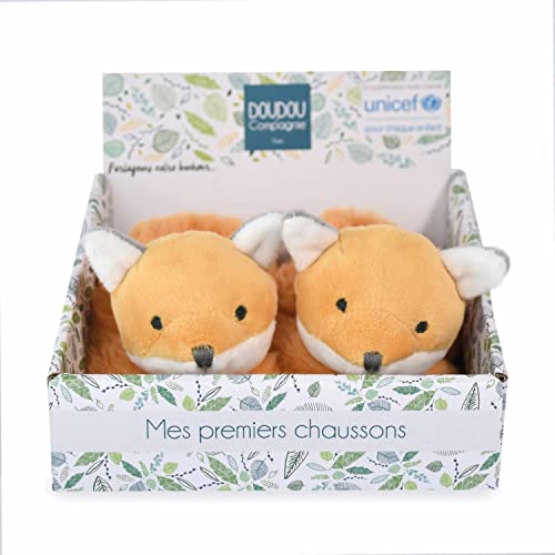 Doudou et Compagnie – Unicef – Hausschuhe – Fuchs – DC4002 von Doudou et Compagnie