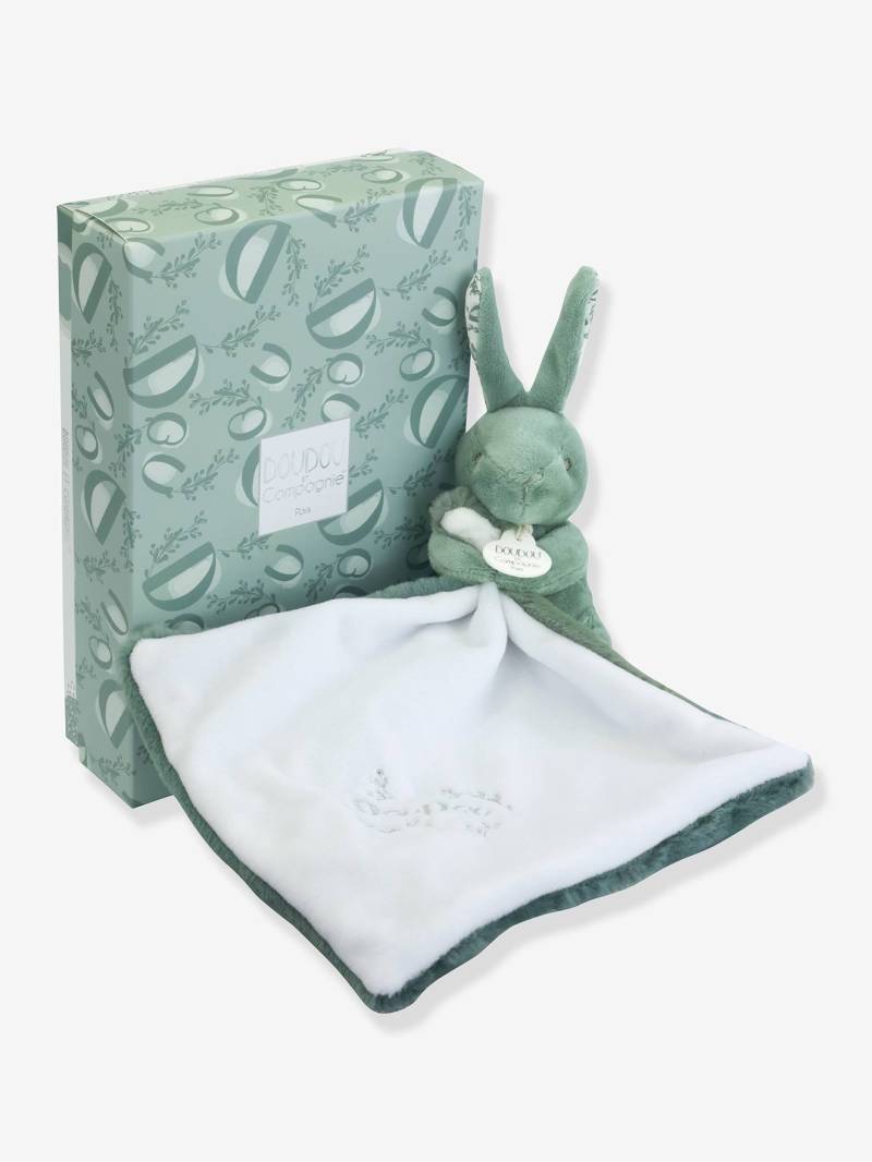 Kuschelhase mit Schmusetuch DOUDOU ET COMPAGNIE salbei von Doudou & Compagnie