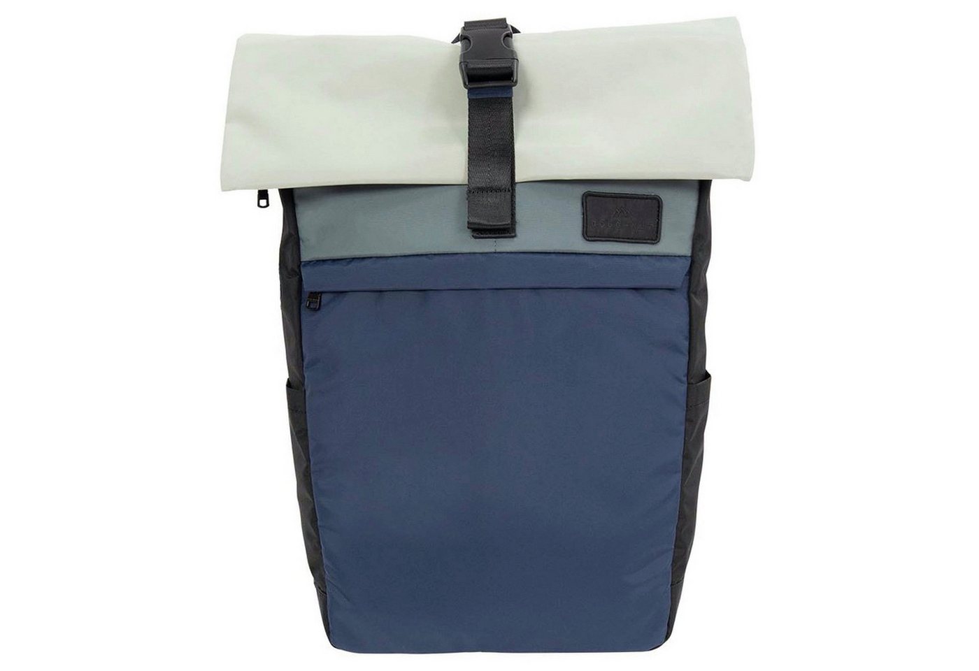 Doughnut Rucksack Jetpack Go Wild 22 - Rolltop Rucksack 48-68 cm erw. (navy x grey) von Doughnut