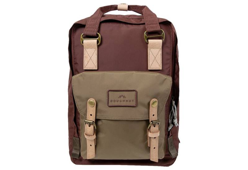 Doughnut Rucksack Macaroon Jungle 16 - Rucksack 38 cm (maroon x khaki) von Doughnut