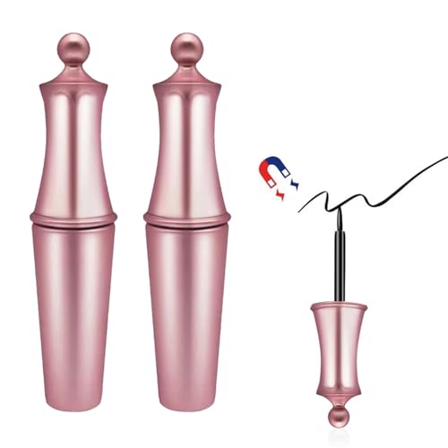 Magnetischer Eyeliner,Magnet Eyeliner,Magnetische Flüssiger Eyeliner,Magnetischer Eyeliner für Magnetische Wimpern,Magnetischer Wasserdichter Eyeliner,Schwarzer Eyeliner,Schnell Trocknender,Stil 2 von Doukesh