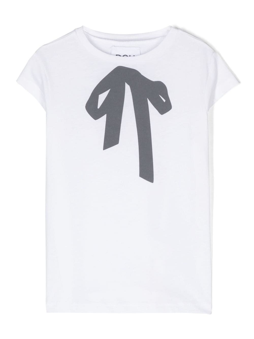 Douuod Kids Bucaneve T-Shirt mit Schleifen-Print - Weiß von Douuod Kids
