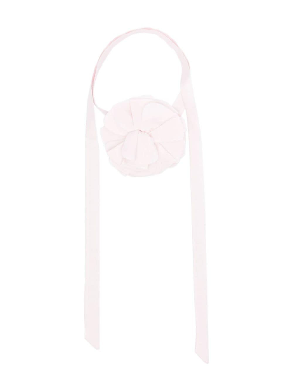 Douuod Kids Choker mit Blumenapplikation - Rosa von Douuod Kids