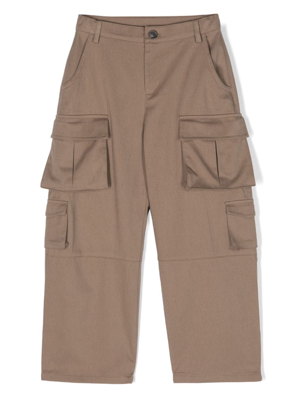 Douuod Kids Gerade Cargohose - Braun von Douuod Kids