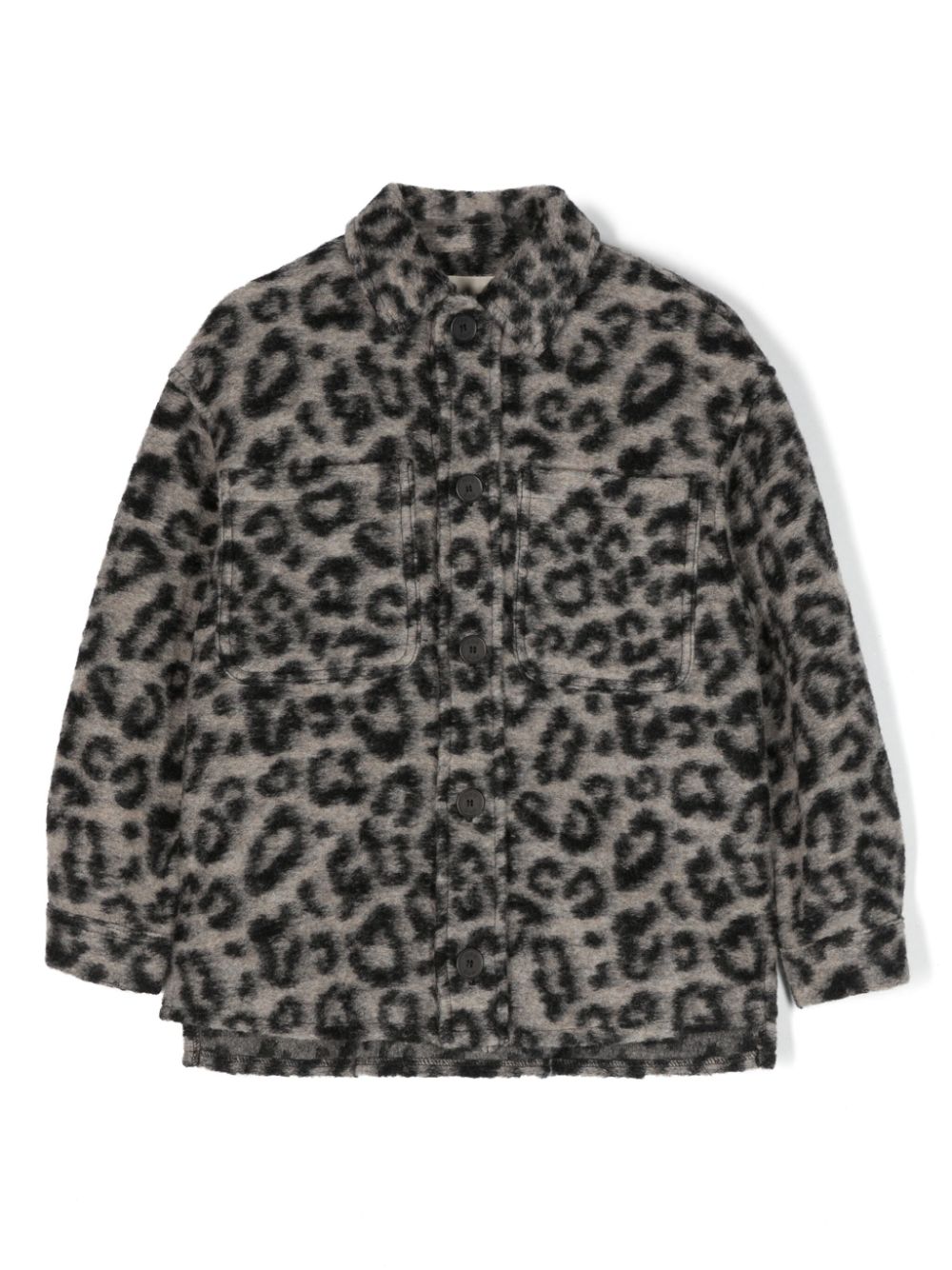 Douuod Kids Hemdjacke mit Leoparden-Print - Nude von Douuod Kids