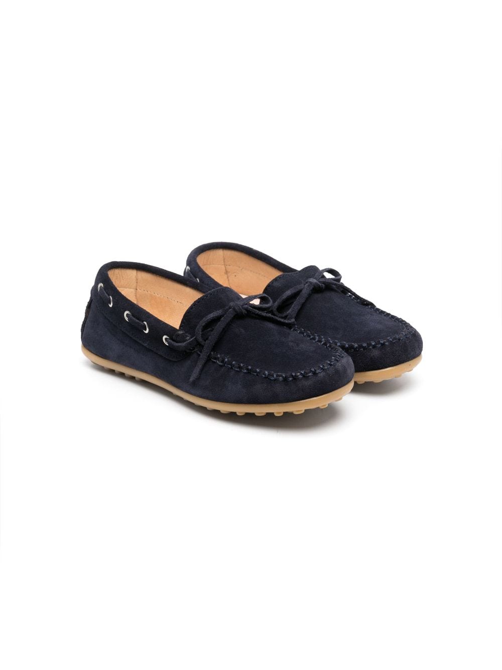 Douuod Kids Loafer aus Wildleder - Blau von Douuod Kids