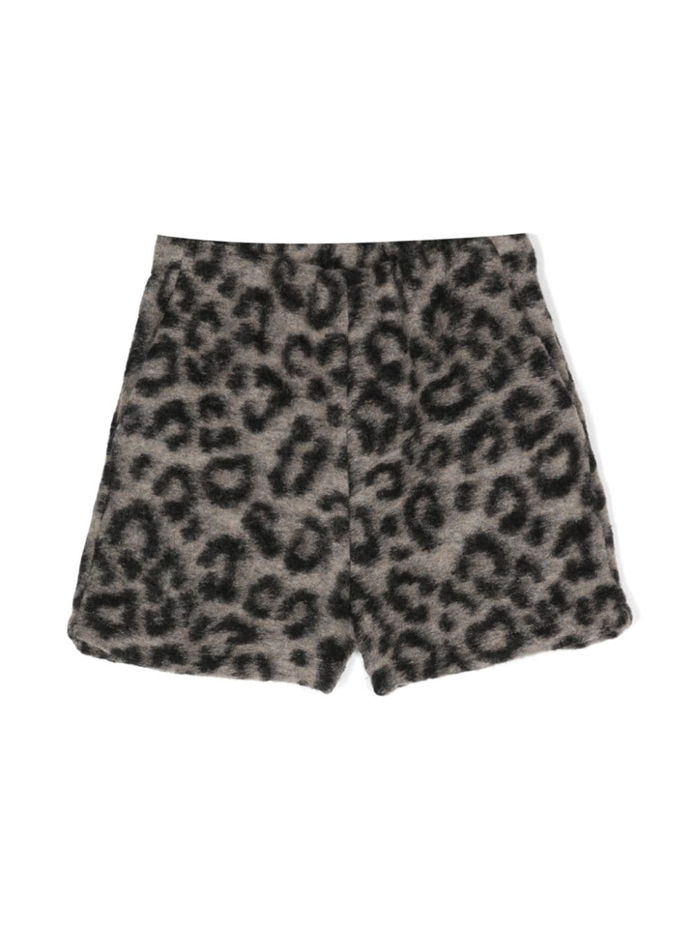 Douuod Kids Shorts mit Leoparden-Print - Schwarz von Douuod Kids