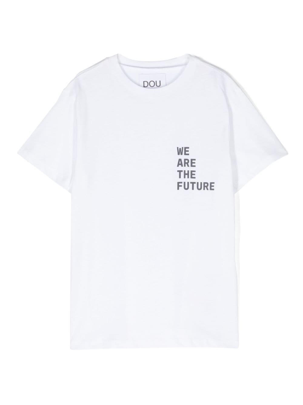 Douuod Kids T-Shirt mit Text-Print - Weiß von Douuod Kids