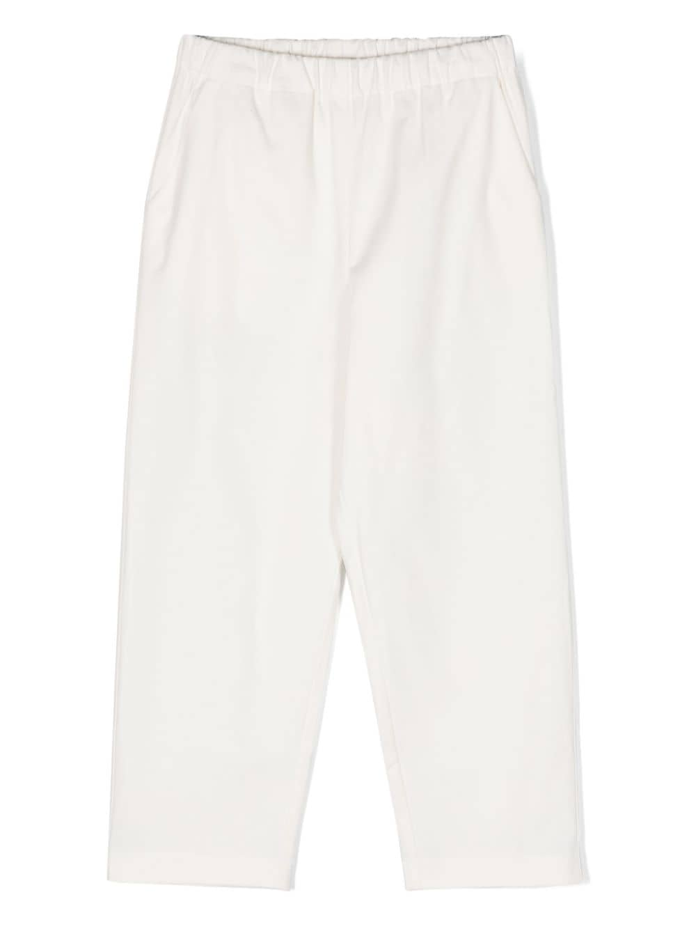 Douuod Kids Tapered-Hose aus Baumwollgemisch - Nude von Douuod Kids