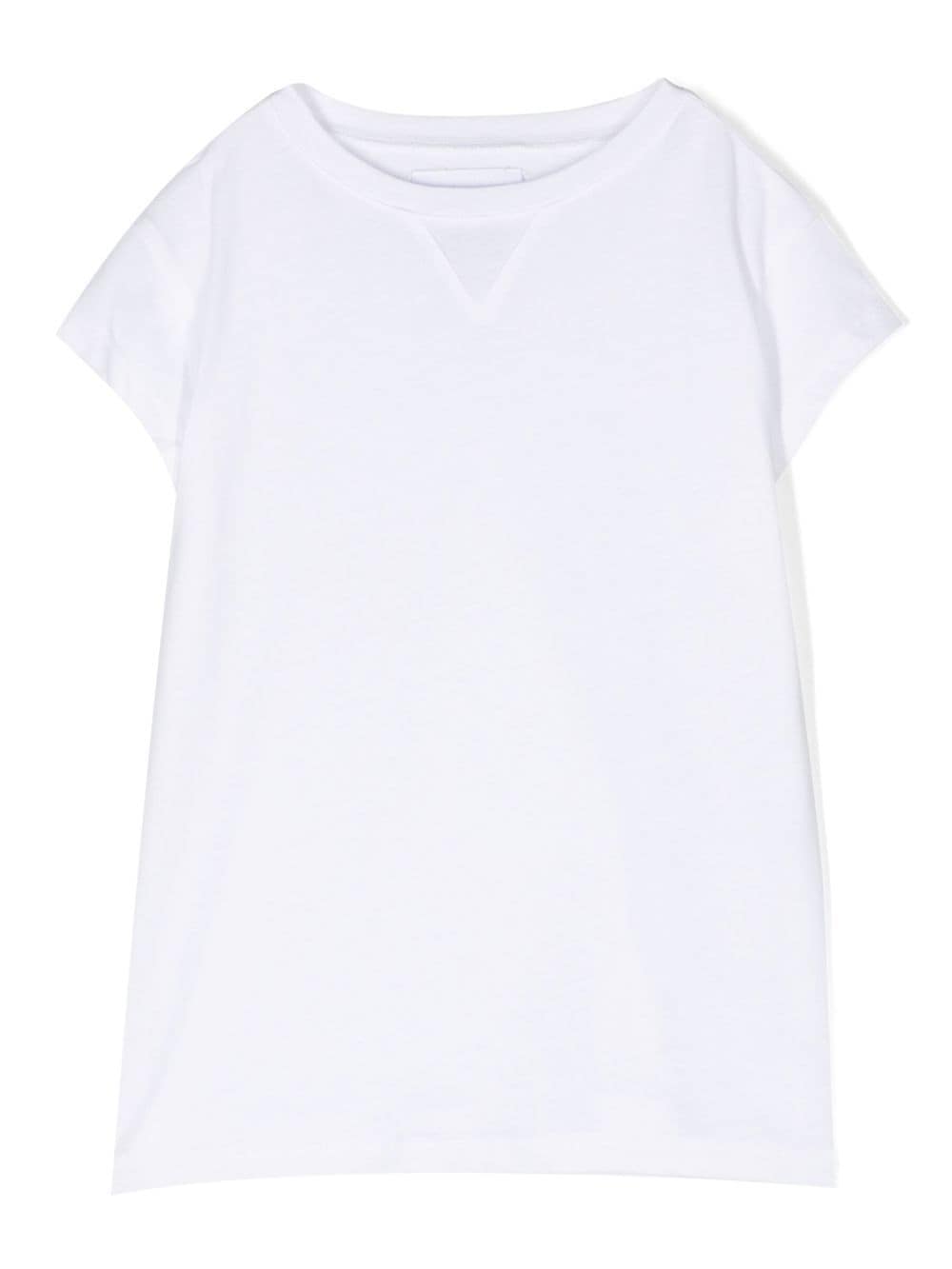 Douuod Kids T-Shirt mit rundem Ausschnitt - Weiß von Douuod Kids