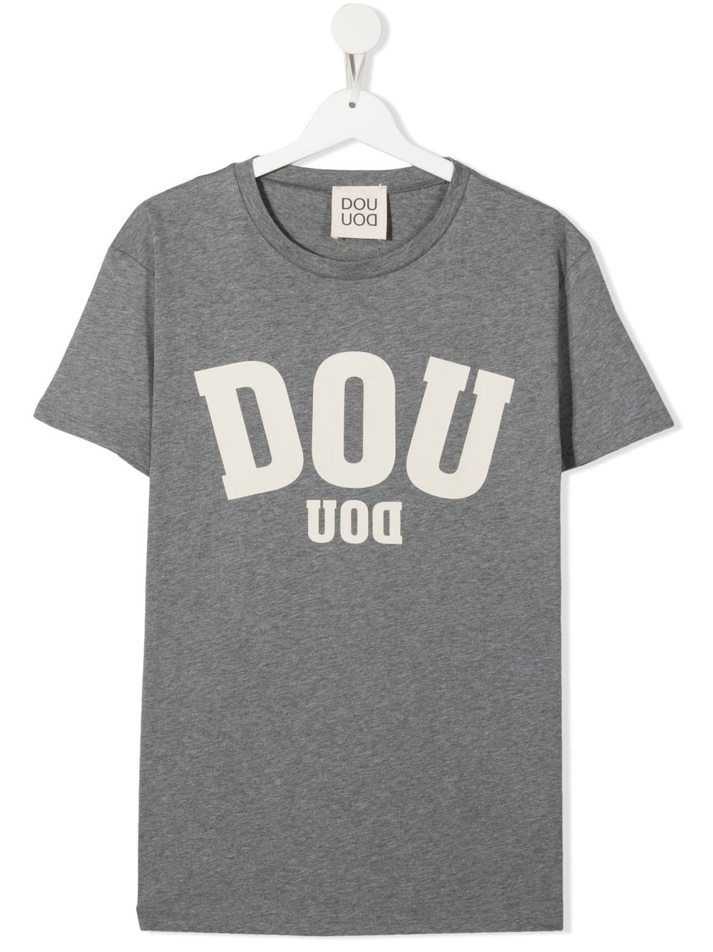 Douuod Kids T-Shirt mit Logo-Print - Grau von Douuod Kids