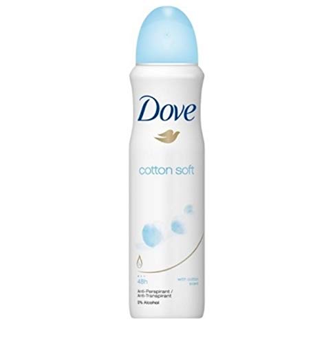 3 x Dove Women Deospray - Cotton Soft - 150 ml von Dove