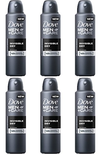 6 x Dove Men + Care Invisible Dry Spray Deodorant für Herren Men+ Care von Dove