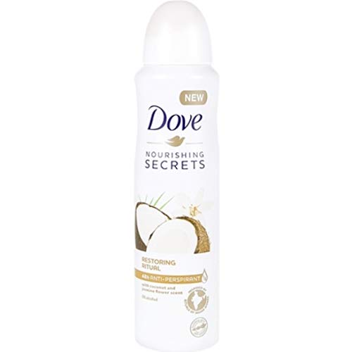 6er Pack- Dove Deospray Women-Restoring Ritual Coconut & Jasmine- 0% Alcohol/Anti-Perspirant- 150ml von Dove