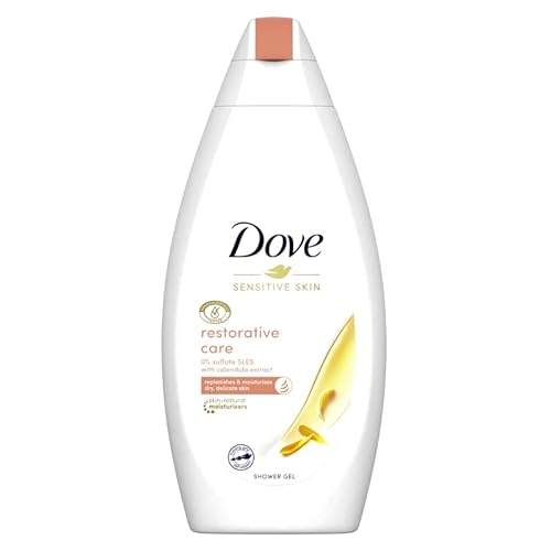 6er Pack - Dove Duschgel Women Sensitive Skin - Restorative Care - 500ml von Dove