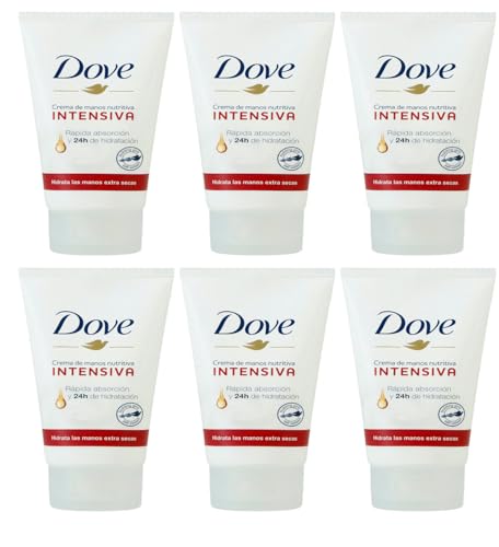 6x Dove Handcreme Intensive, Feuchtigkeitscreme,75ml (6er Pack) von Dove