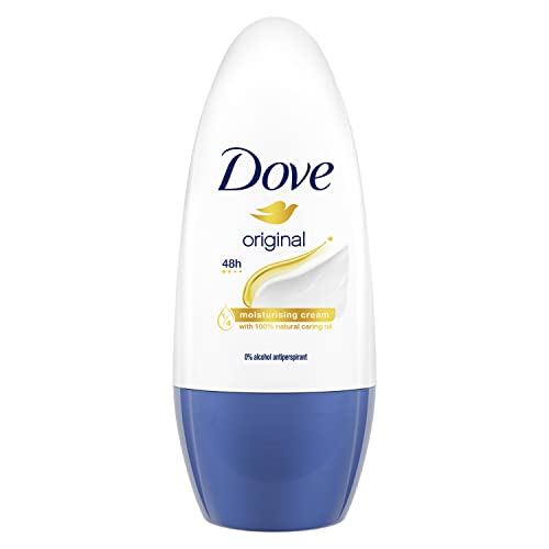 Dove Deodorant für Damen, Anti-Schweiß, Original, Duft frisch & zart, Schutz 48 h, 50 ml von Dove