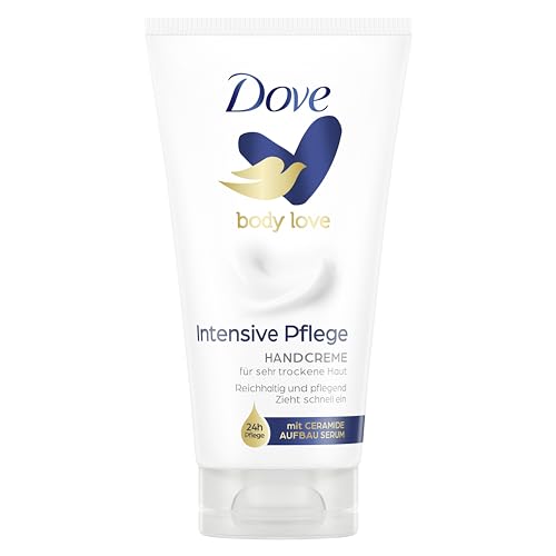 Dove Handcreme Intensiv mit PflegeDUO (intensive Feuchtigkeit und Tiefenpflege) speziell für sehr trockene Hände, 75ml (1er Pack) von Dove