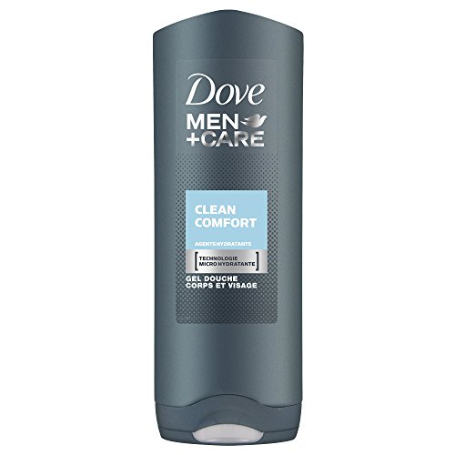 Dove Men Clean Comfort Duschgel, Körper- und Gesichtswasser, 250 ml, 3 Stück von Dove