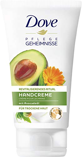 Dove Pflegegeheimnisse Revitalisierendes Ritual mit Avocadoöl 75 ml, Handcreme, 6er Pack (6 x 75 ml) von Dove