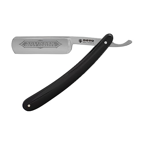 DOVO Rasiermesser "Bes. Quality" | Schwarz Acryl | 6/8 Zoll | Rundkopf | Carbonstahl | ganzer Hohlschliff DOVO Rasiermesser "Bes. Quality" | Schwarz Acryl | 6/8 Zoll | Rundkopf | Carbonstahl | ganzer Hohlschliff von Dovo