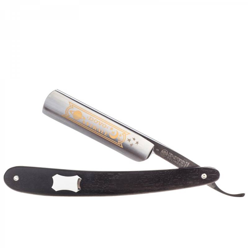 Dovo Cut-Throat Rasiermesser aus Ebenholz mit Gravurplatte Dovo Cut-Throat Rasiermesser aus Ebenholz mit Gravurplatte von Dovo