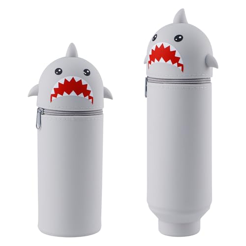 Dowdiles Federmäppchen aus Weichem Silikon,Cartoon Federmäppchen,Stand Up Federmäppchen,Tier Stifthalter,Niedliche Schulbedarf,Stifte Mäppchen,Stifthalter Bleistifttasche Mädchen Junge von Dowdiles