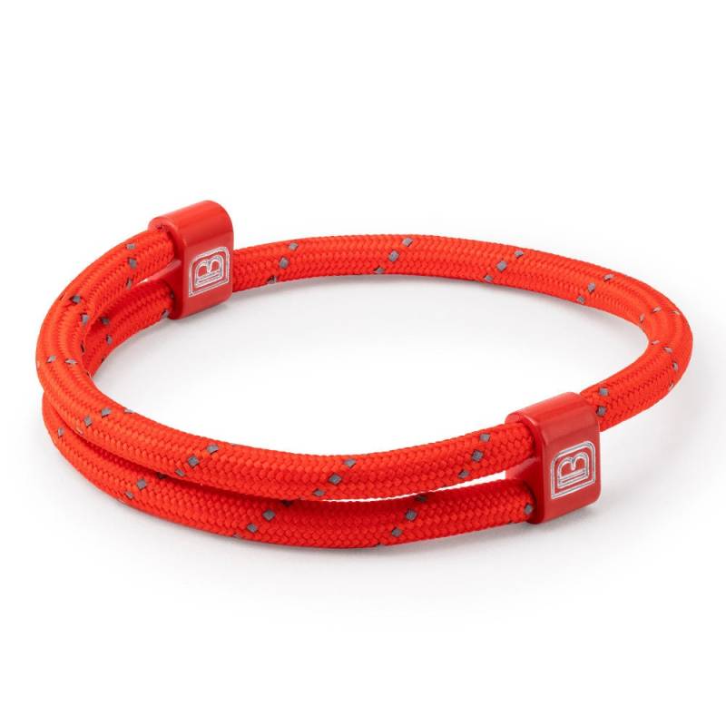 Reflektierendes Rotes Verstellbares Armband - Sport Paracord Freundschaftstraining Aktiv von DowlingBrothers