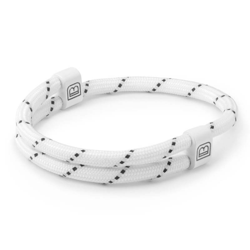 Reflektierendes Weißes Verstellbares Armband - Sport Paracord Freundschaftstraining Aktiv von DowlingBrothers
