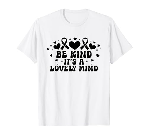 Be Kind It's A Lovely Mind Down Syndrome Awareness Month T-Shirt von Down Syndrome Awareness Support Trisomy 21 GIFT