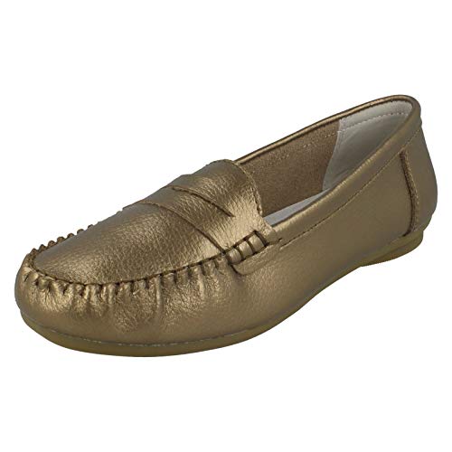 Down To Earth Damen Lederschuhe, - Bronze (Gold) - Größe: 41 EU von Down to Earth