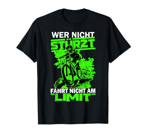 Downhill Jungen Wer Nicht Stürzt Fährt Nicht Am Limit T-Shirt von Downhill Jungen Outfits
