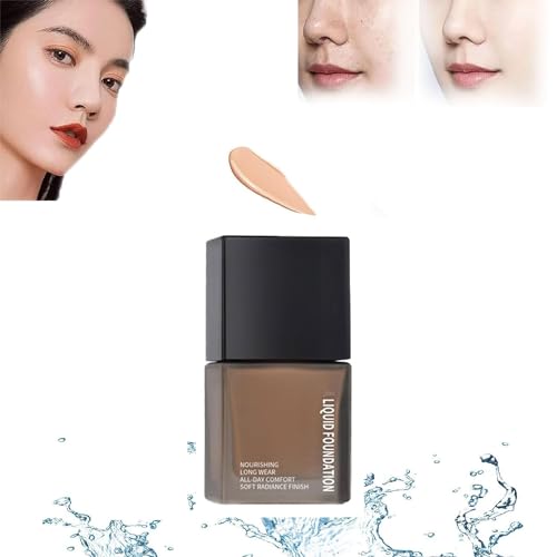 Creamy Hydrating Liquid Foundation, Naturel Coverage Long Lasting, Long Wear Moisturizing Oil Control Liquid Foundation, Full Coverage Foundation, For All Skin Types (natural) von Doxenem