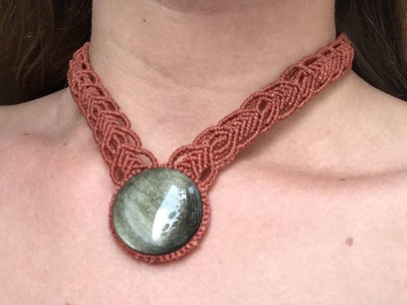 Obsidian Geknüpft von DoysMacrame