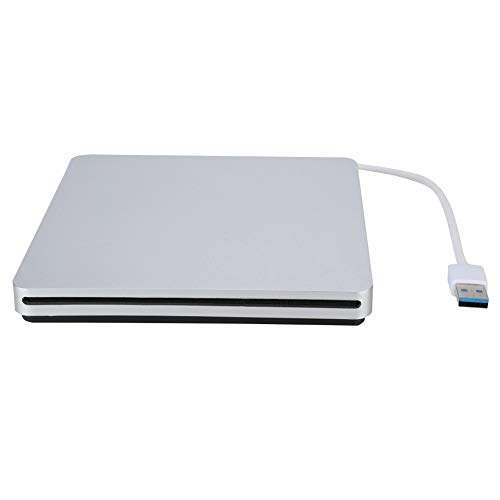 Dpofirs USB 3.0-DVD-Brenner mit externem Steckplatz und CD-Treiber, Unterstützung für 480 Mbit/s Datenübertragung, 1,5 Gbit/s SATA-I-Schnittstellenstandard, für Notebook/Mobiler PC/PC-Desktop/Notebo von Dpofirs